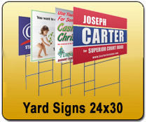 Yard Signs 24x30 - YARD SIGNS & Magnetic Cards | Cheapest EDDM Printing